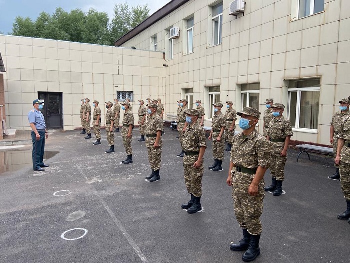Сегодня в Нур-Султане призывники  отправились на срочную воинскую службу  в Вооруженные Силы Республики Казахстан