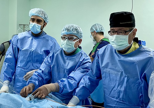 21–22  июня 2021 года в Центре Сердца прошел мастер-класс по имплантации нового вида клапана в рамках транскатетерной имплантации аортального клапана (TAVI).