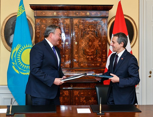 Начался официальный визит Министра иностранных дел  Казахстана в Швейцарию