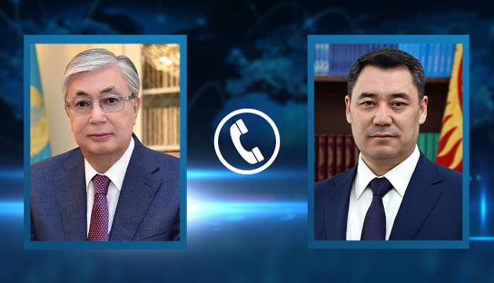 Касым-Жомарт Токаев провел телефонный разговор с Президентом Кыргызстана Садыром Жапаровым