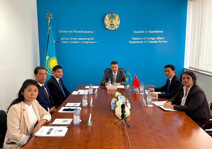 Очередные консульские консультации состоялись между Казахстаном и Китаем
