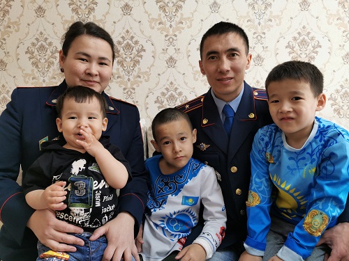 Супруги–полицейские из Петропавловска: «Единство — ценность семьи и общества»