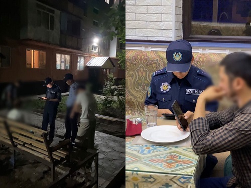 Ночной рейд провели сотрудники ювенальной полиции в Таразе