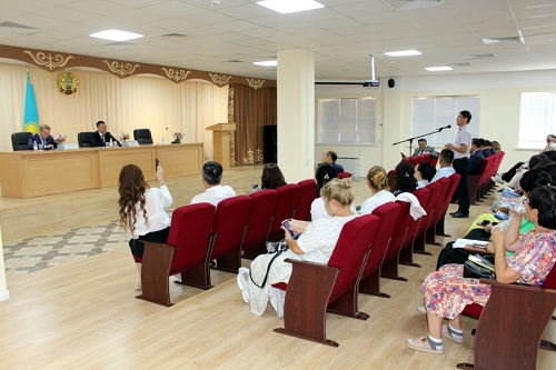 Состоялась встреча вице-министра финансов Республики Казахстан Ержана Биржанова с жителями Мангистауской области