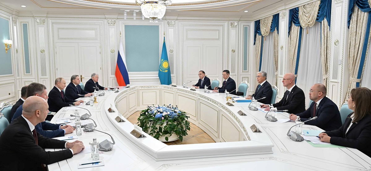 Касым-Жомарт Токаев и Владимир Путин провели переговоры в узком составе