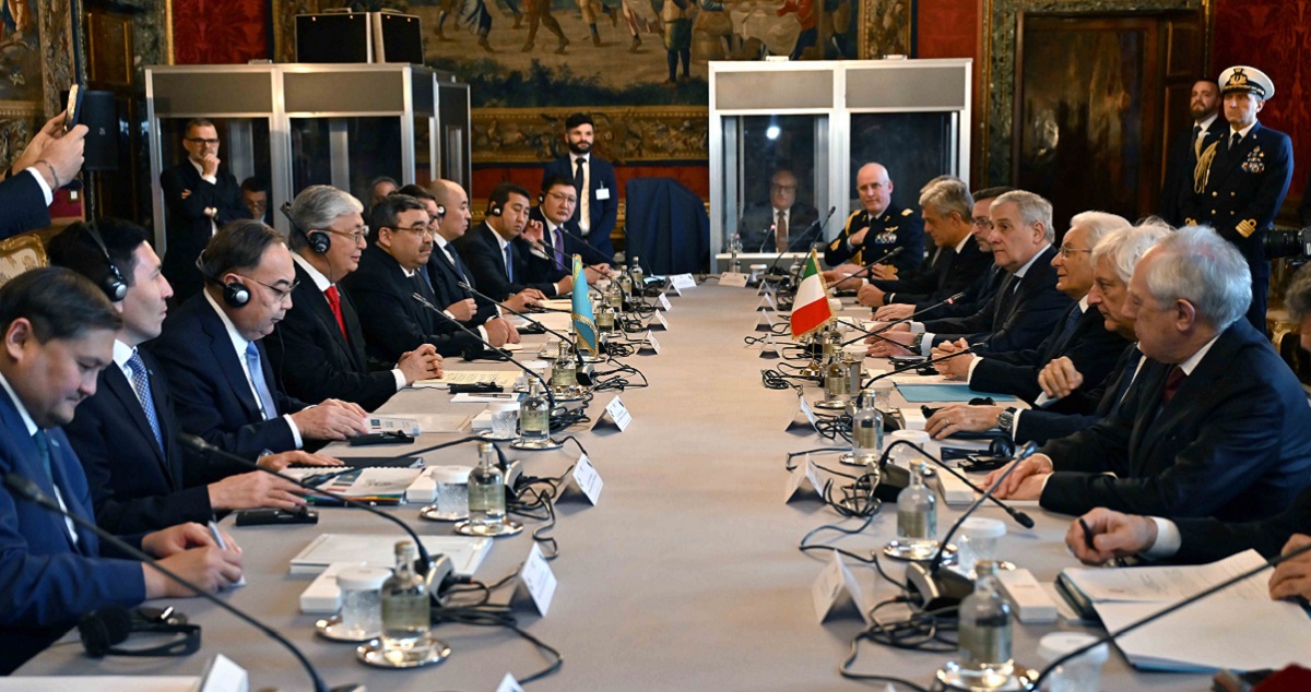 Касым-Жомарт Токаев провел переговоры с Президентом Италии Серджо Маттареллой