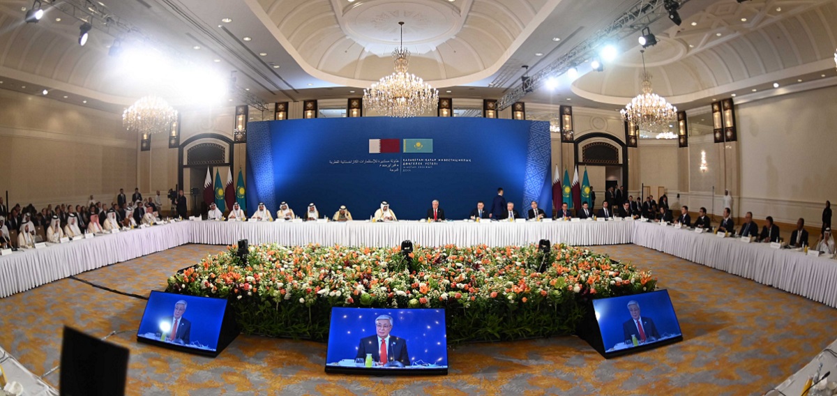 Президент Касым-Жомарт Токаев принял участие в казахско-катарском инвестиционном круглом столе