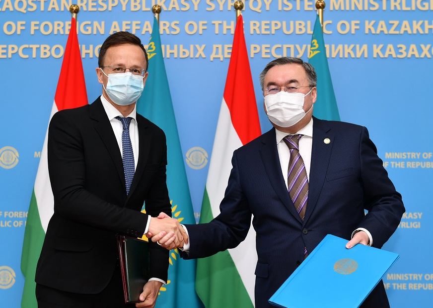 Об официальном визите Министра иностранных дел Венгрии  в Казахстан