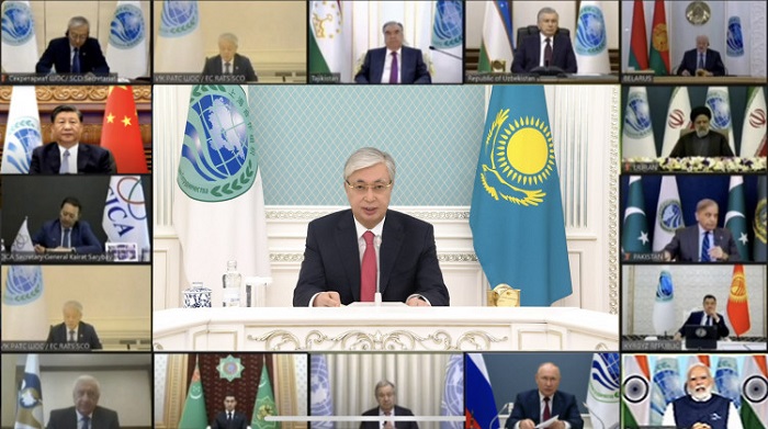 Президент Касым-Жомарт Токаев принял участие в заседании Совета глав государств – членов ШОС