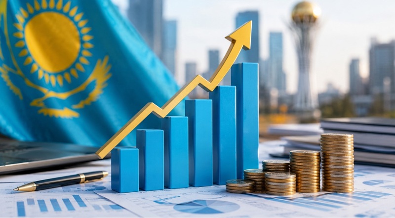 Какие отрасли обеспечивают промышленный рост Казахстана?